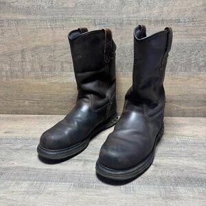 Danner Steel Yard Wellington 11" Brown Leather Boot Men's Size 15